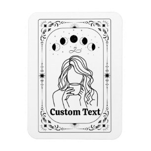 Benutzerdefinierte Tarot-Karten mit Namen für Freu Magnet