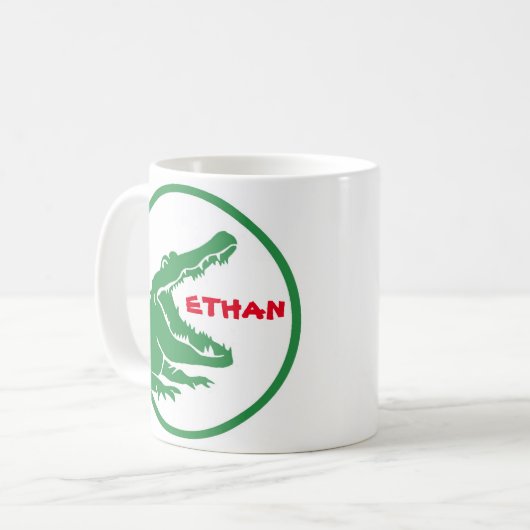 Benutzerdefinierte Tasse Alligator (Vorderseite Links)
