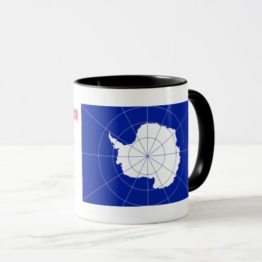 Benutzerdefinierte Tasse der Palmer-Antarktis-Stat (VorderseiteRechts)