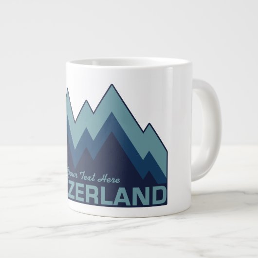 benutzerdefinierte Tasse DER SCHWEIZ (Vorderseite Rechts)
