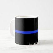 Benutzerdefinierte Tasse der Thin Blue Line (Vorderseite Links)