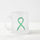 Benutzerdefinierte Tasse des grünen Bewusstseins f (Links)