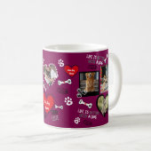 Benutzerdefinierte Tasse des Hundes, Personalisier (VorderseiteRechts)
