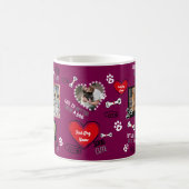 Benutzerdefinierte Tasse des Hundes, Personalisier (Mittel)
