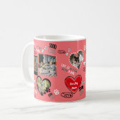 Benutzerdefinierte Tasse des Hundes, Personalisier (Vorderseite Links)