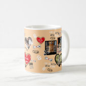 Benutzerdefinierte Tasse des Hundes, Personalisier (VorderseiteRechts)