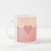 Benutzerdefinierte Tasse für das Herzmuster (Links)