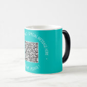 Benutzerdefinierte Tasse für den QR-Code (VorderseiteRechts)