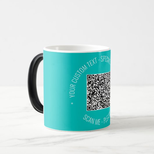 Benutzerdefinierte Tasse für den QR-Code (Vorderseite Links)