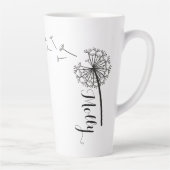 Benutzerdefinierte Tasse für die Latte-Blume (Rechts)