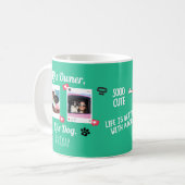 Benutzerdefinierte Tasse für Hunde | Personalisier (Vorderseite Links)