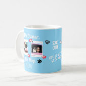 Benutzerdefinierte Tasse für Hunde | Personalisier (Vorderseite Links)