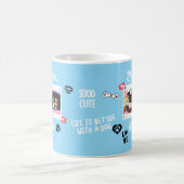 Benutzerdefinierte Tasse für Hunde | Personalisier (Mittel)