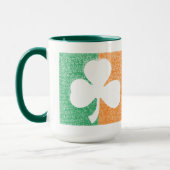 Benutzerdefinierte Tasse für irisches Kleeblatt -  (Links)