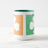 Benutzerdefinierte Tasse für irisches Kleeblatt -  (Zentrum)