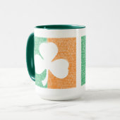 Benutzerdefinierte Tasse für irisches Kleeblatt -  (Vorderseite Links)