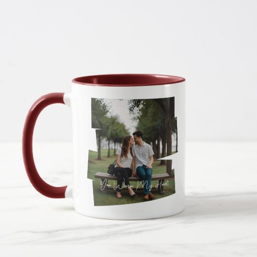 Benutzerdefinierte Tasse mit Bild und Text (Links)