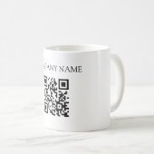 Benutzerdefinierte Tasse mit QR-Code, QR-Code-Tass (VorderseiteRechts)