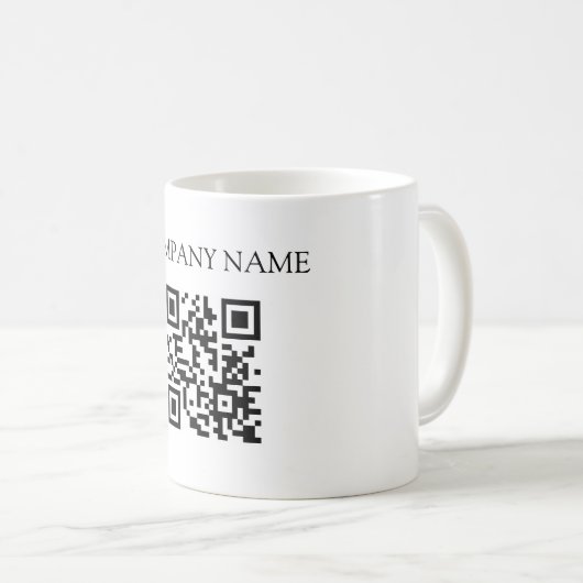 Benutzerdefinierte Tasse mit QR-Code, QR-Code-Tass (VorderseiteRechts)