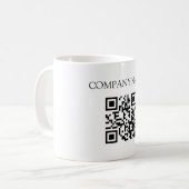 Benutzerdefinierte Tasse mit QR-Code, QR-Code-Tass (Vorderseite Links)