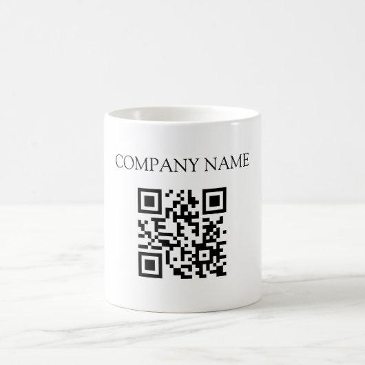 Benutzerdefinierte Tasse mit QR-Code, QR-Code-Tass (Mittel)