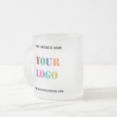 Benutzerdefinierte Tasse von Firmenlogos und Textw (Vorderseite Links)