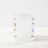 Benutzerdefinierte Tasse von Firmenlogos und Textw (Mittel)