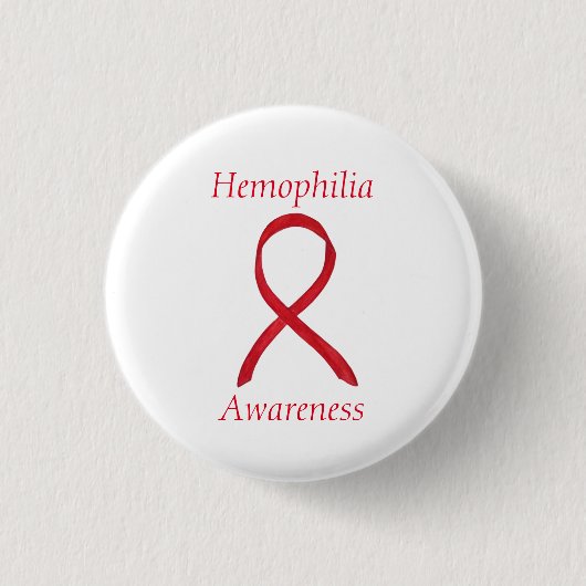benutzerdefinierte Tasten der Hemophilia Red Aware Button (Vorderseite)