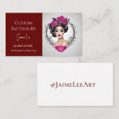 Benutzerdefinierte Tattoo-Business-Karte Visitenkarte (Vorne/Hinten)