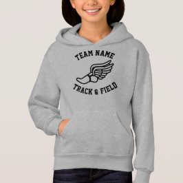 Benutzerdefinierte Team-Namen-Girls für Track und  Hoodie