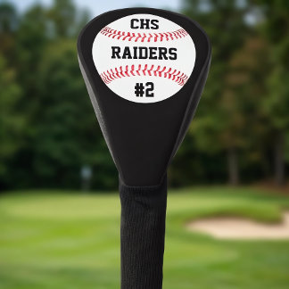 Benutzerdefinierte Teambriefe im Baseball, Name un Golf Headcover