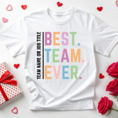 Benutzerdefinierte Teammitglieder mit den besten T T-Shirt