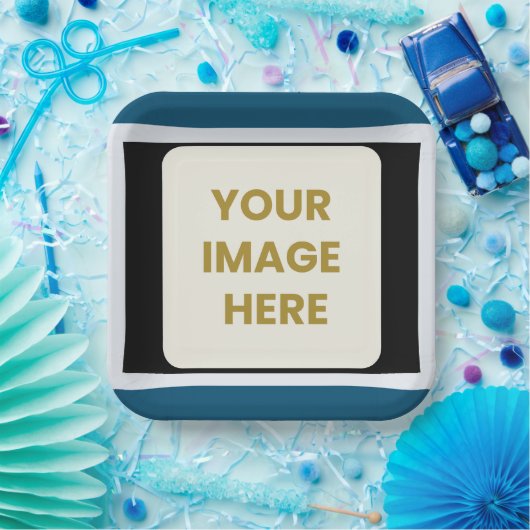 Benutzerdefinierte Teller | Foto. Retro. Funny. el (Party)