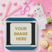 Benutzerdefinierte Teller | Foto. Retro. Funny. el (Party)