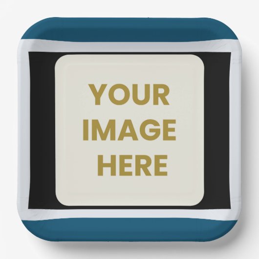 Benutzerdefinierte Teller | Foto. Retro. Funny. el (Vorderseite)