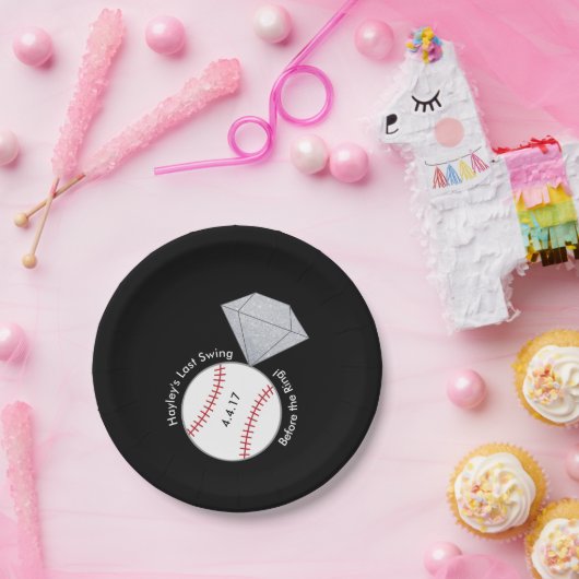 Benutzerdefinierte Teller für das Bachelorette-Bas (Party)