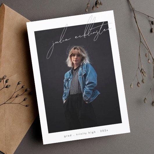 Benutzerdefinierte Template-Foto High School Absch Ankündigung