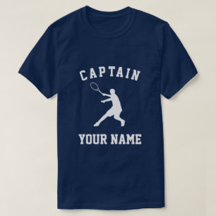 Benutzerdefinierte Tenniskapitän-T-Shirts T-Shirt