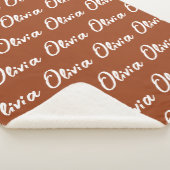 Benutzerdefinierte Terrakotta-Sherpa-Decke für Bra Sherpadecke (3/4)