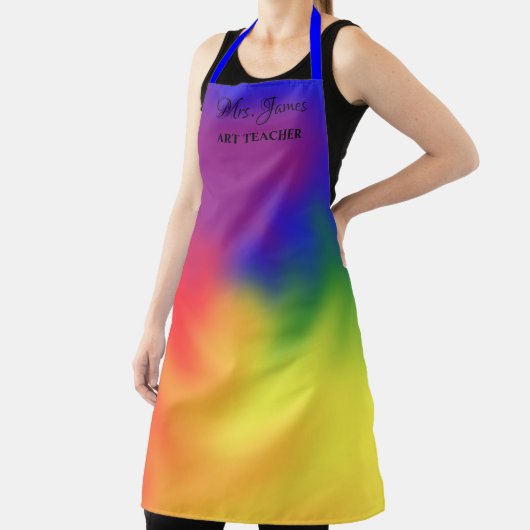 Benutzerdefinierte Text-Art-Lehrer hinzufügen Name Schürze (InSitu)