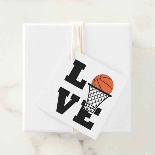 Benutzerdefinierte Text-Basketball-Liebe Geschenkanhänger (Beispiel)