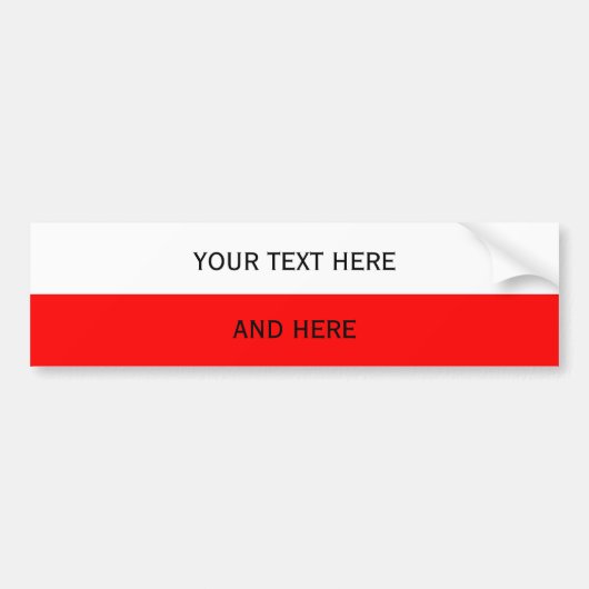 Benutzerdefinierte Text-, Bild- und Hintergrundfar Autoaufkleber (Vorne)