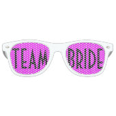 Benutzerdefinierte Text-, Bild- und Hintergrundfar Partybrille (Vorderseite)