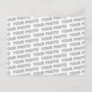 Benutzerdefinierte Text-, Bild- und Hintergrundfar Postkarte
