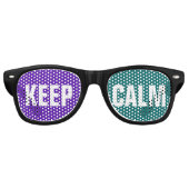 Benutzerdefinierte Text-, Bild- und Hintergrundfar Sonnenbrille (Vorderseite)