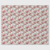 Benutzerdefinierte Text Coquette Bänder verbeugen  Geschenkpapier (Flach)