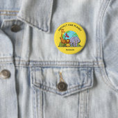 Benutzerdefinierte Text-Erde mit Tieren Button (Beispiel)