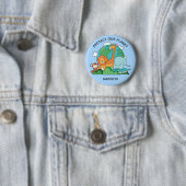 Benutzerdefinierte Text-Erde mit Tieren Button (Beispiel)
