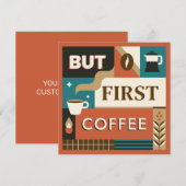 Benutzerdefinierte Text-Farbige Coffee-Quotes (Vorne/Hinten)