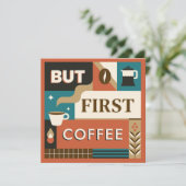 Benutzerdefinierte Text-Farbige Coffee-Quotes (Stehend Vorderseite)